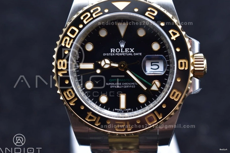 VR3186 Tone YG 116713 Two SS II Steel 904L Clean 1:1 Edition GMT-Master Best 0518